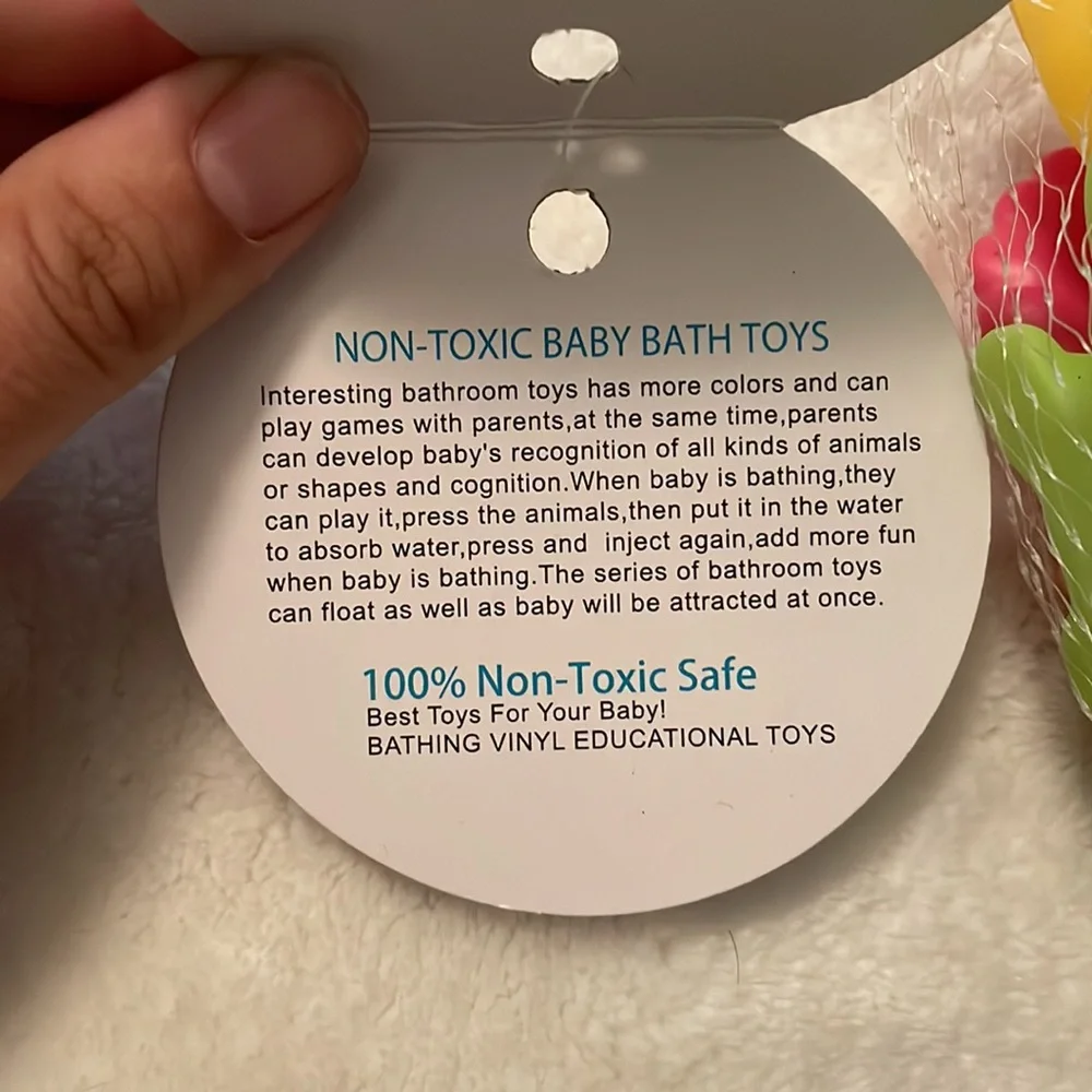 Dinosaur Bath Toys 6pk NWT - Picture 2 of 6